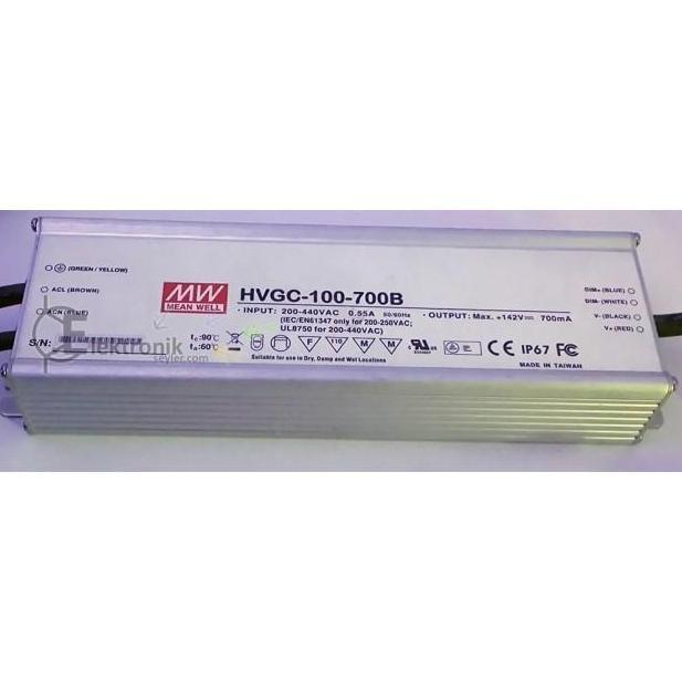 MEAN WELL HVGC-100-B HVGC-100-B LED DRIVER MEAN WELL alfa-p00 Segera Beli