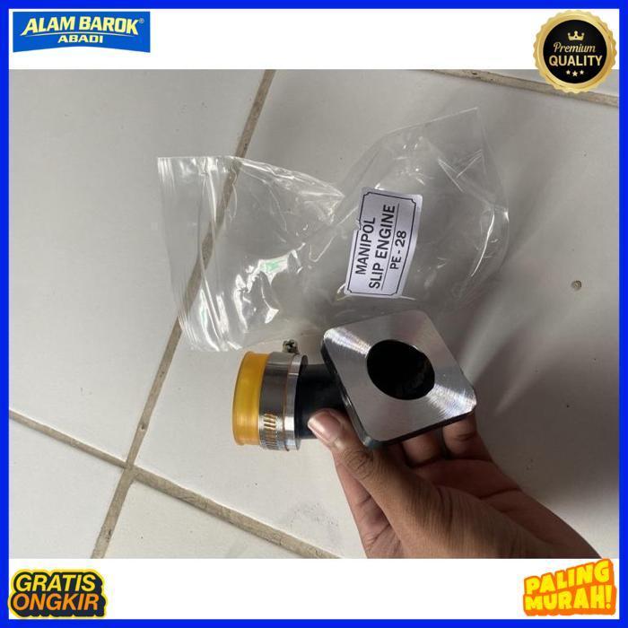 Quality Manipol Manifold Intake Teflon Sleep Engine Bebek Matic Pe/Pwk 28 Pe 35
