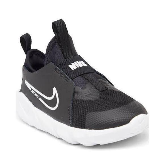 SEPATU SNEAKERS ANAK NK FLEX RUNNER PLUS PREMIUM SLIP ON BLACK WHITE BNIB