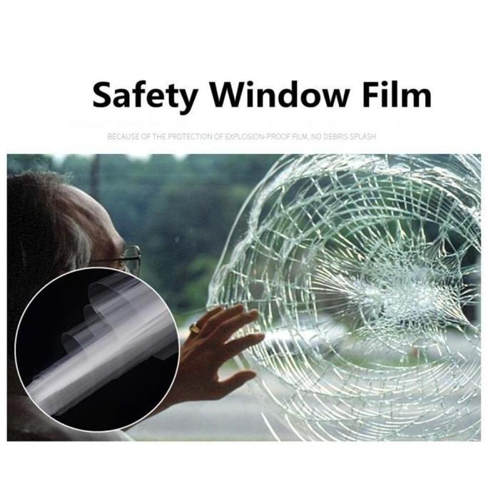 STIKER KACA FILM BENING / STICKER KACA FILM CLEAR TRANSPARAN