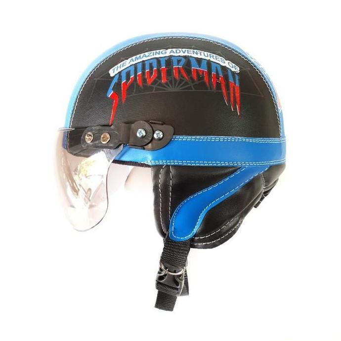 Helm Anak Retro Spiderman