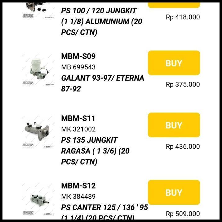 BEST DEAL MASTER REM RUMAH SENTRAL REM CENTRAL BM ASSY GALANT GALLANT HIU 