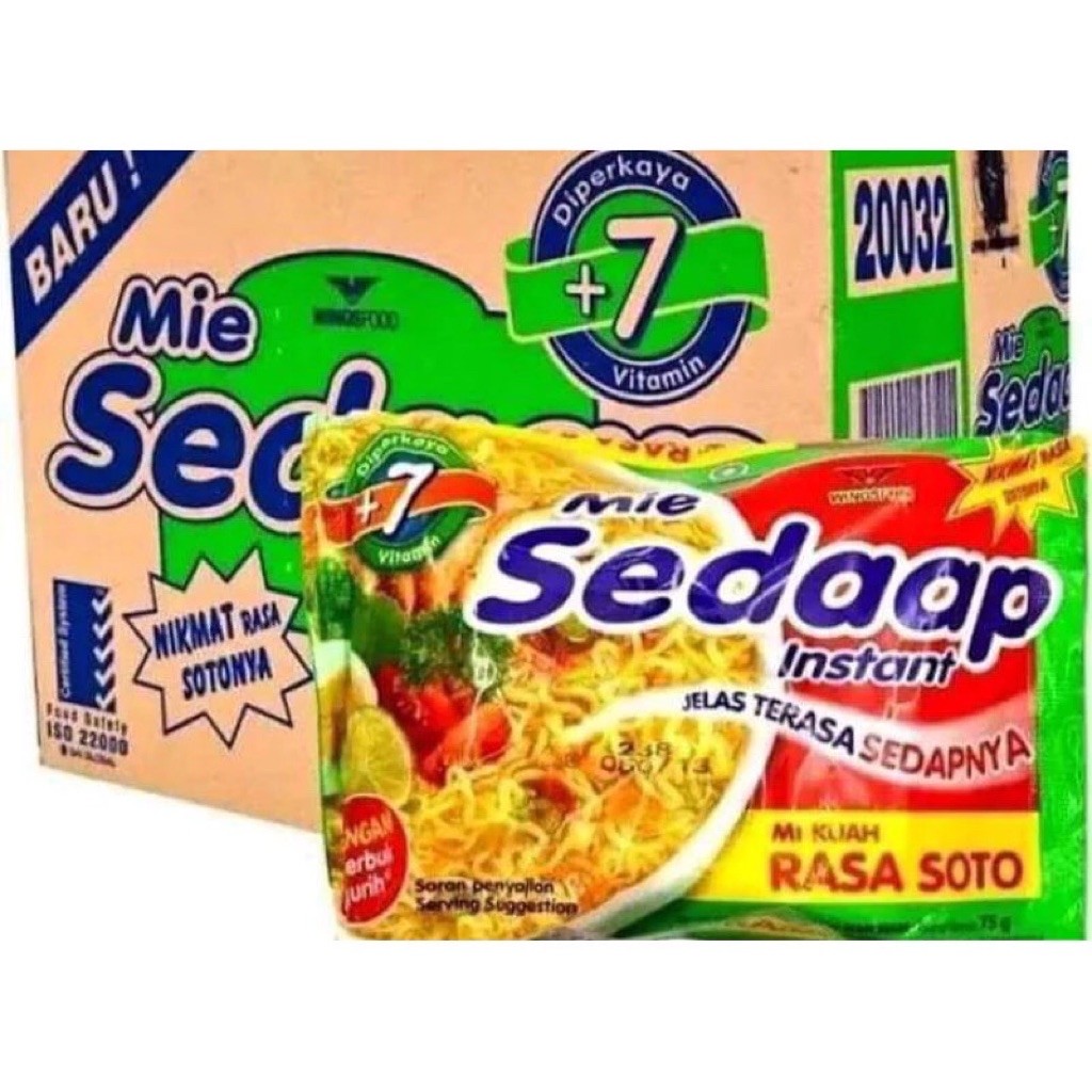 MIE SEDAP SOTO SATU DUS ISI 40 pcs
