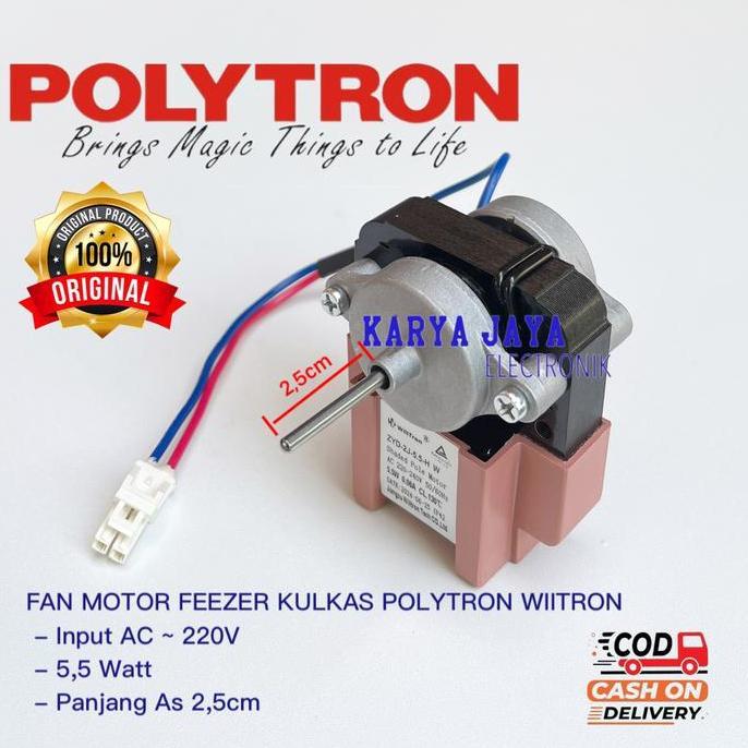 PROMO - motor fan kulkas polytron belleza