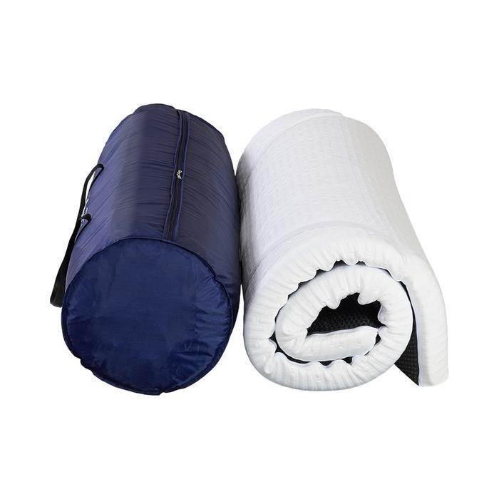 Informa Sleep 160X200 cm Topper Kasur Cooling Latex Pelindung Kasur Alas Tidur Pelapis