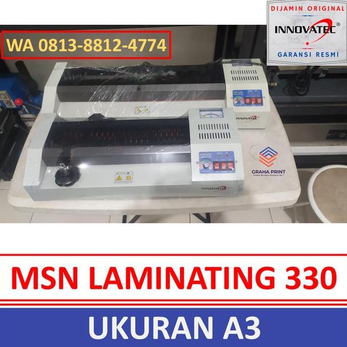 BEBAS ONGKIR - Mesin Alat Laminasi Laminating Foto ID Card Panas Dingin A3 INNOVATEC