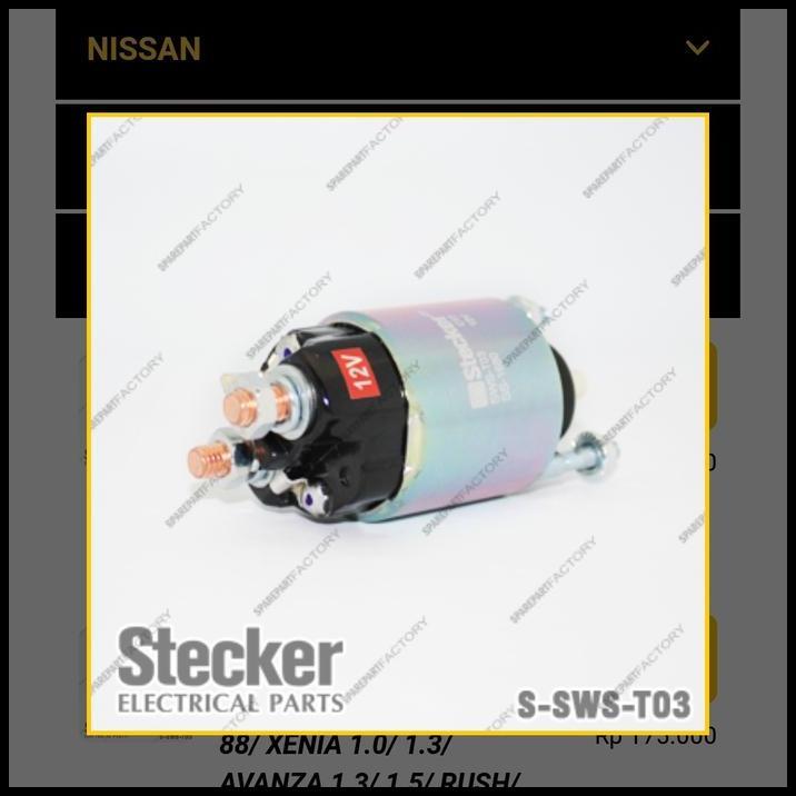 TERBARU SELENOID SWIT SWITCH STARTER FEROZA TARUNA CLASSY 