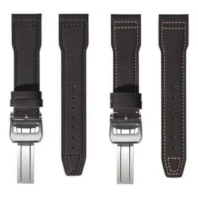 Tali Jam Tangan 22 MM Replacement Strap Leather IWC Pilot Mark 9011.22 (TERBAIK) (TERBARU) (TERMURAH