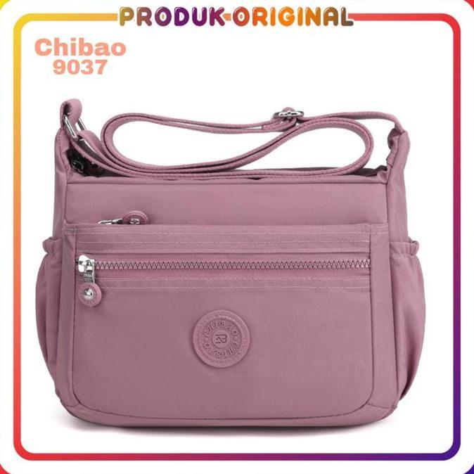 Chibao - Tas selempang chibao 9037 tas selempang wanita polyester waterproof Hitam (TERBAIK) (TERBAR