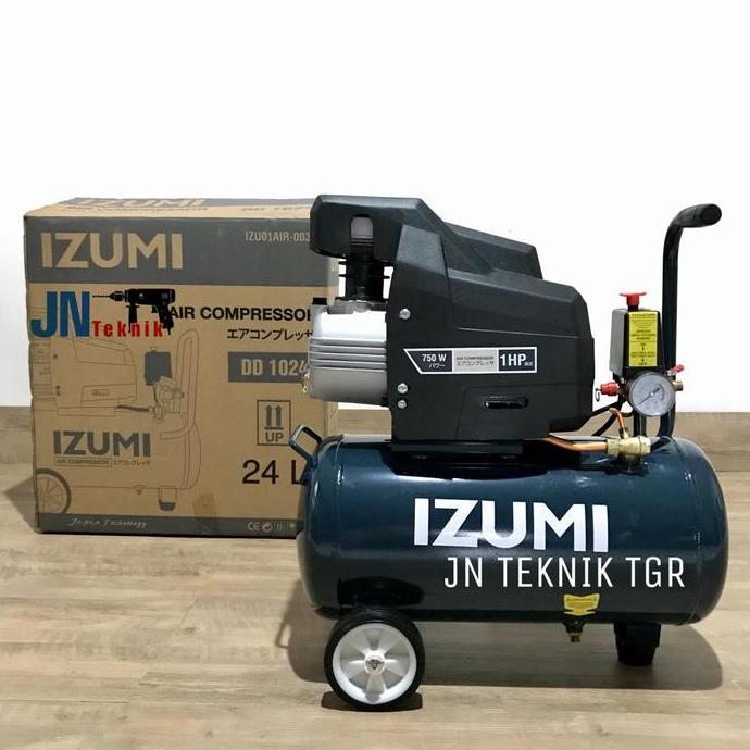 Promo Kompresor Angin 1 Hp Izumi Dd 1024 / Kompresor I Hp 24L Izumi Dd1024