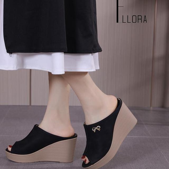 Sandal Wedges Wanita Ellora Eb53001