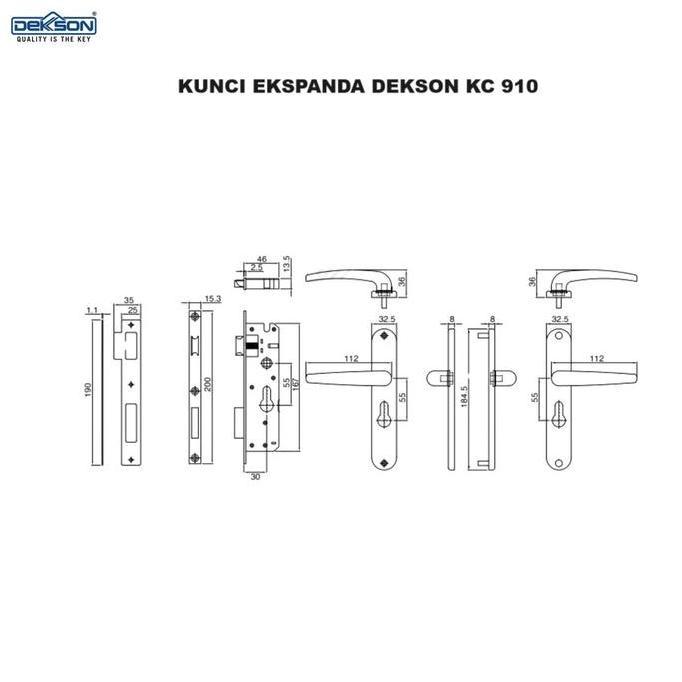 Kunci expanda Dekkson KC-DKS-909