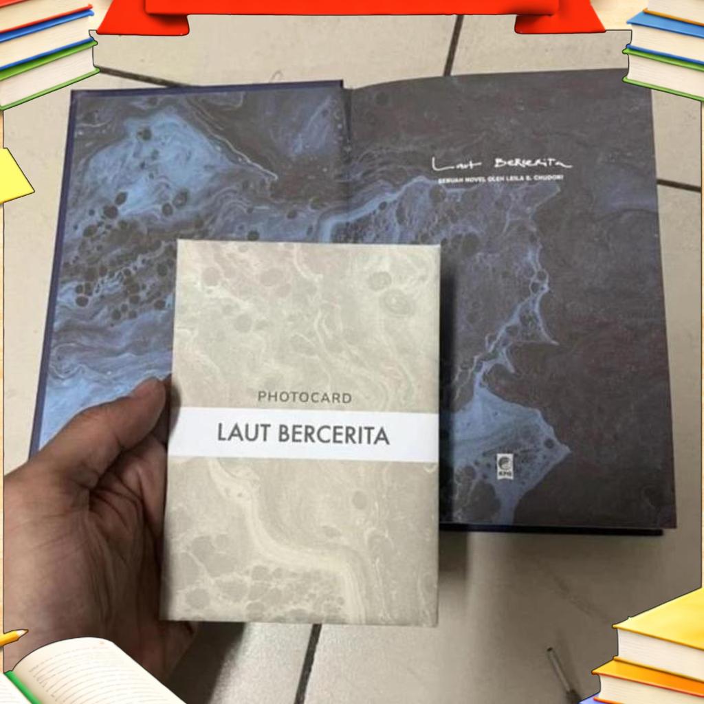 Buku Novel Laut Bercerita (Hard Cover) + Photocard By Leila S.Chudori