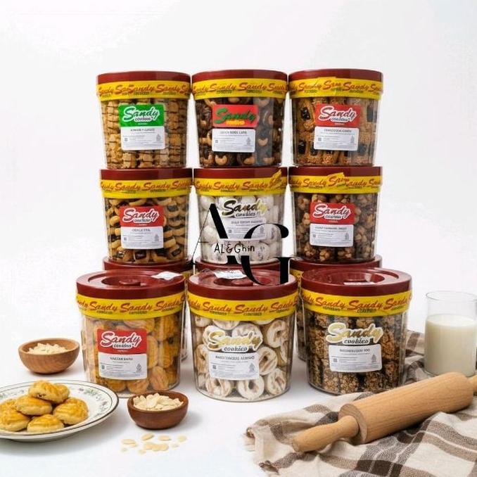 Sandy cookies toples mini kue kering lebaran BS