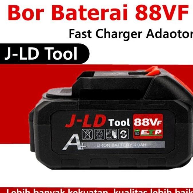 Spesial Jld Impack Baterai 88Vf Cordlees Jld Mesin Baterai Impack Wrench Gerinda 88V.