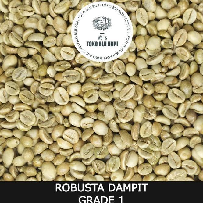 Green Bean Kopi Mentah Robusta Dampit Grade 1 1 Kg