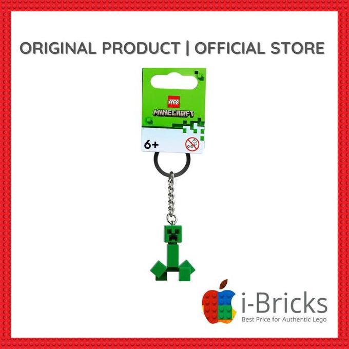Lego Keychain 854242 Minecraft Creeper Original (TERBAIK) (TERBARU) (TERMURAH)