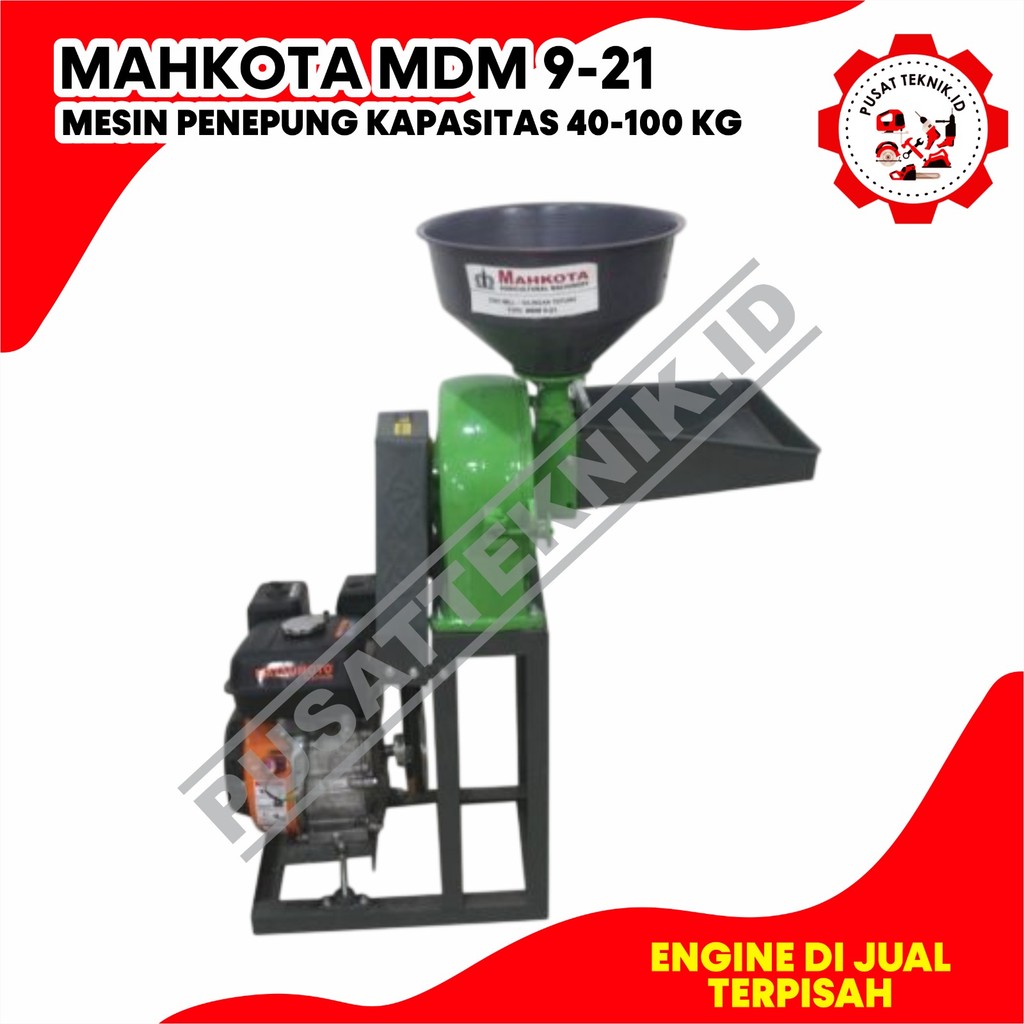 Mesin Penepung Mahkota MDM 9-21 SS Giling Jagung Beras Kopi Jadi Tepung MDM 9 21 SS / MDM 9 23