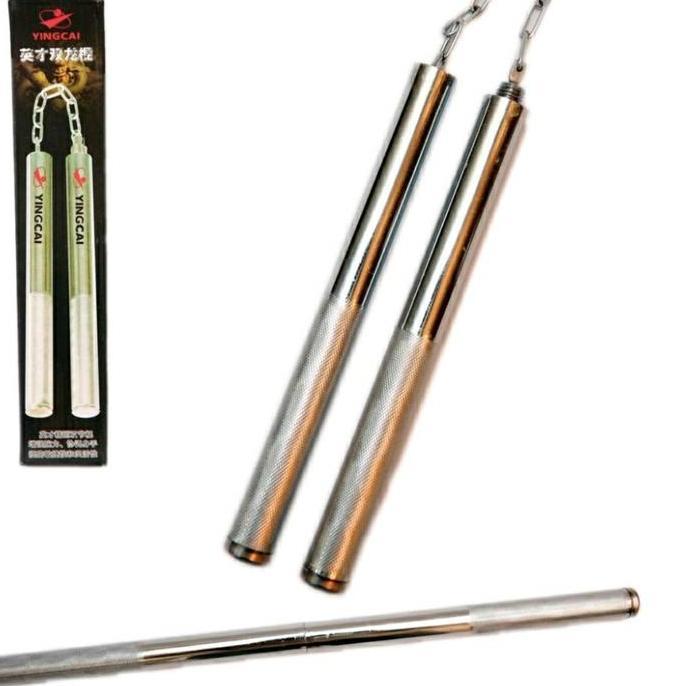 nunchaku double stick besi