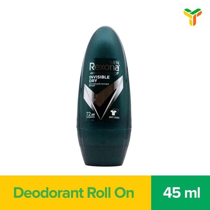 Rexona Men Roll On Invisible Dry 45 Ml (TERBAIK) (TERBARU) (TERMURAH)