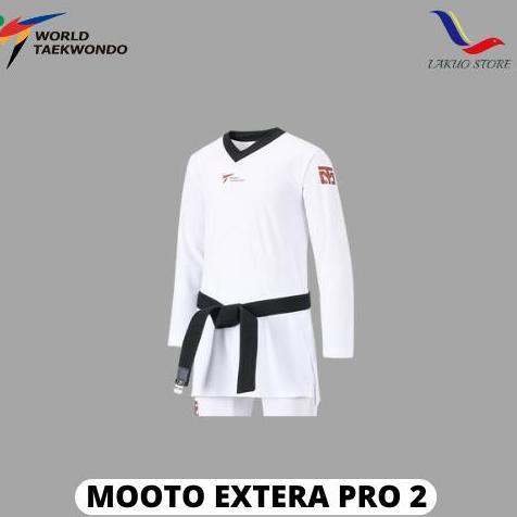 MOOTO EXTERA PRO 2 KYORUGI UNIFORM DOBOK  / DOBOK TAEKWONDO ORIGINAL (TERBAIK) (TERBARU) (TERMURAH)
