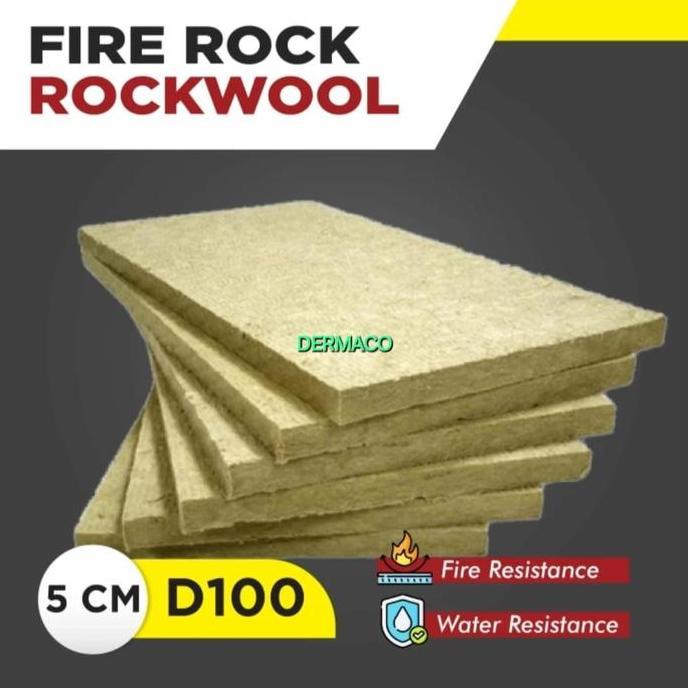 ROCKWOOL D100 KG 5CM FIRE ROCK / BUSA PEREDAM SUARA ROCKWOOL FIRE ROCK / PEREDAM SUARA ORIGINAL DAN 