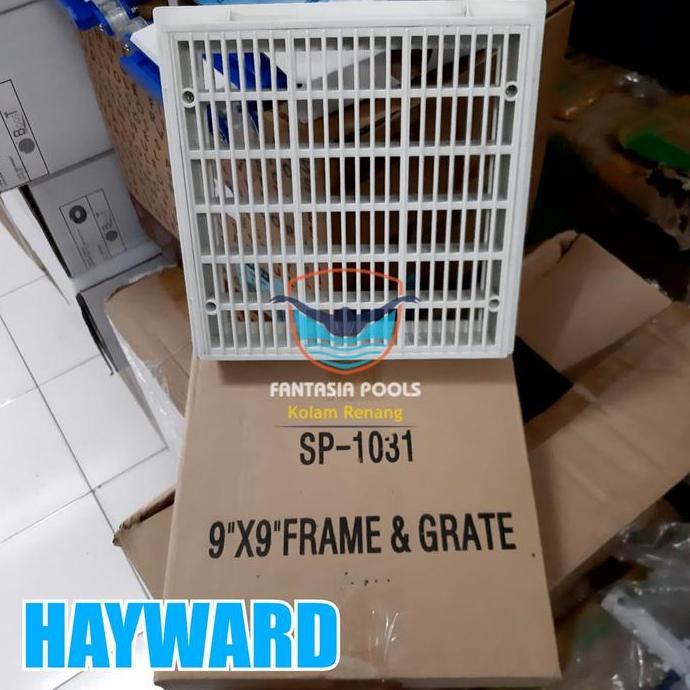 Frame & Grate 9" x 9" Hayward SP 1031 | Main Drain Hayward Murah