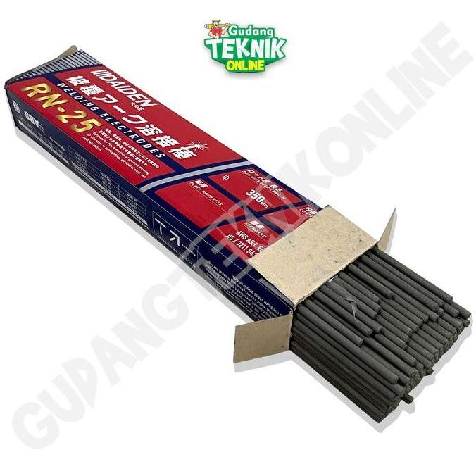 DHEALOKA Kawat Las 2mm 2.6mm 3.2mm 1KG 2KG 5KG DAIDEN RN-25 AWS6013  / Kawat Las Stik Elektroda Las 