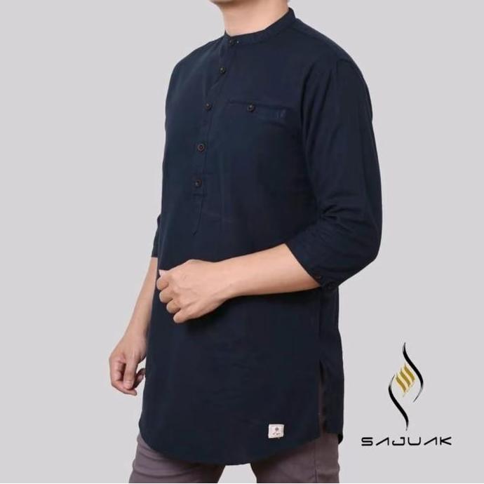KEKINIAN SAJUAK Baju Koko Kurta (Kurta 3/4) || Kurta Pakistan || Baju Koko Pria || Baju Muslim Pria 