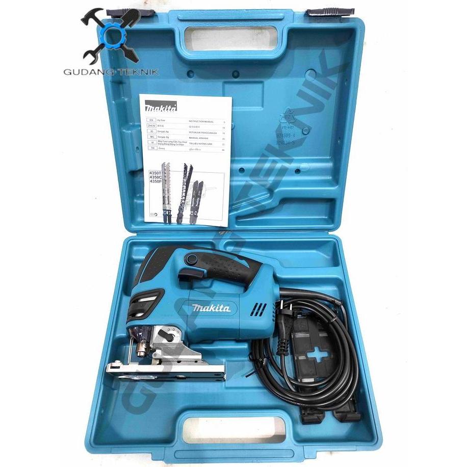 REZORHA Mesin Jigsaw 4350FCT MAKITA Mesin Jig saw Pemotong Potong Gergaji Kayu