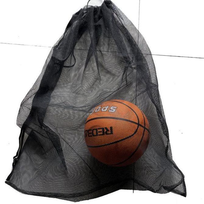 LUMIERE String Bag / Tas Jaring Hitam / Tas Penyimpanan Mainan Anak / Sepak Bola Bola Voli Basket
