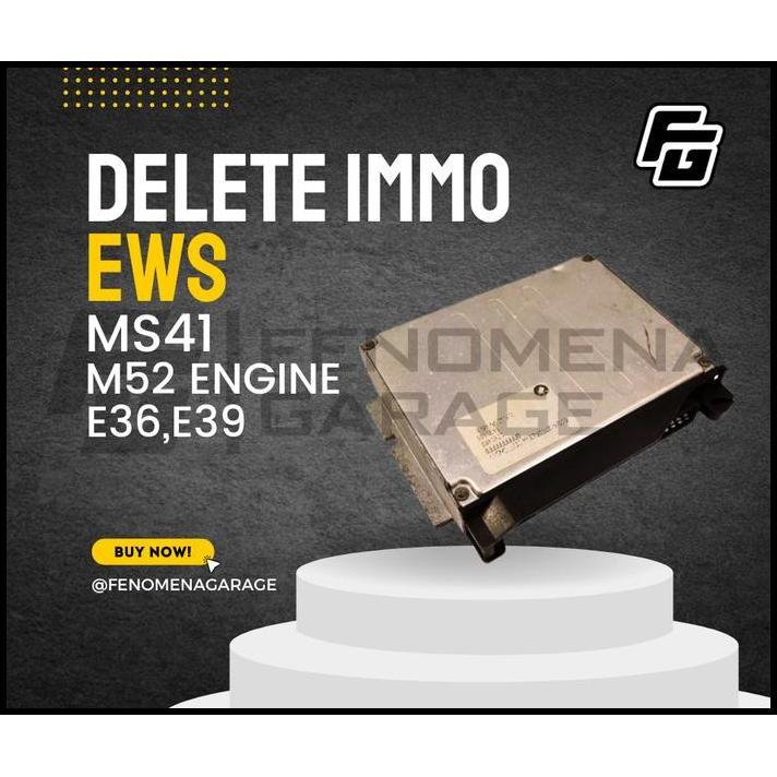 DISKON JASA DELETE IMMO EWS ECU MS41 BMW M52 E36 E39 SOLUSI TIDAK BISA START 