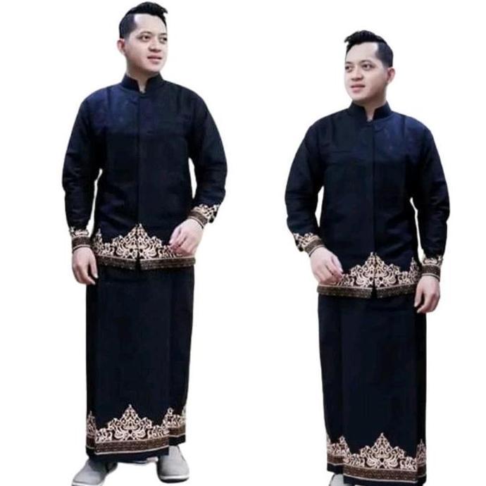 PALING LARIS (BISA COD)koko & sarung busana muslim baju koko setelan dewasa Setelan Baju Koko dan Sa