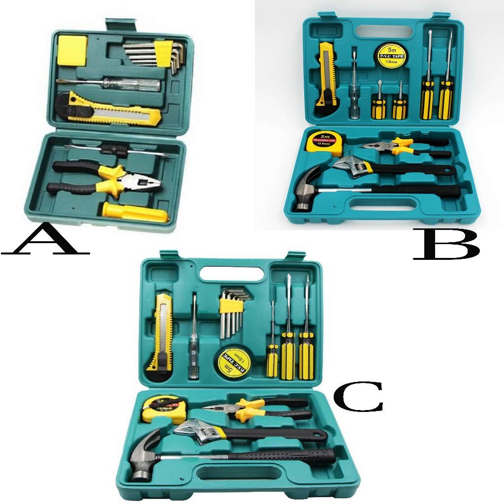 Tool Box Set Perkakas Palu Tang Obeng Kunci Pas Kunci L Palu Tang Lengkap