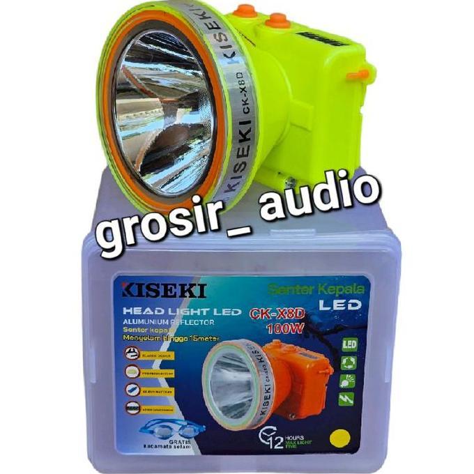 Promo Senter Kepala Kiseki Ck X8D 100Watt ,Senter Head Kiseki 100W ,Kiseki 100W ,Kiseki X8D ,Senter 