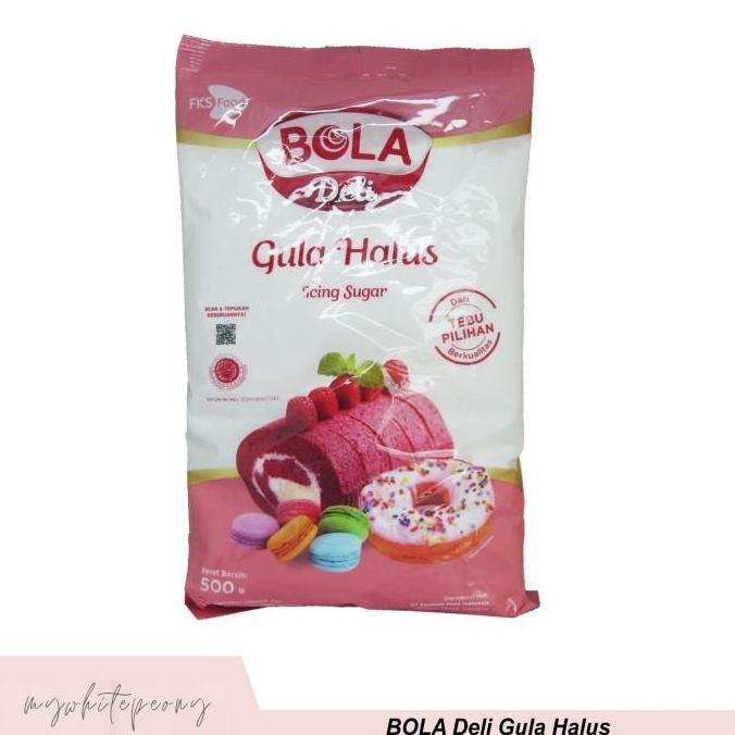 BOLA DELI Gula Halus/ Gula Halus Bola Deli Icing Sugar 500g