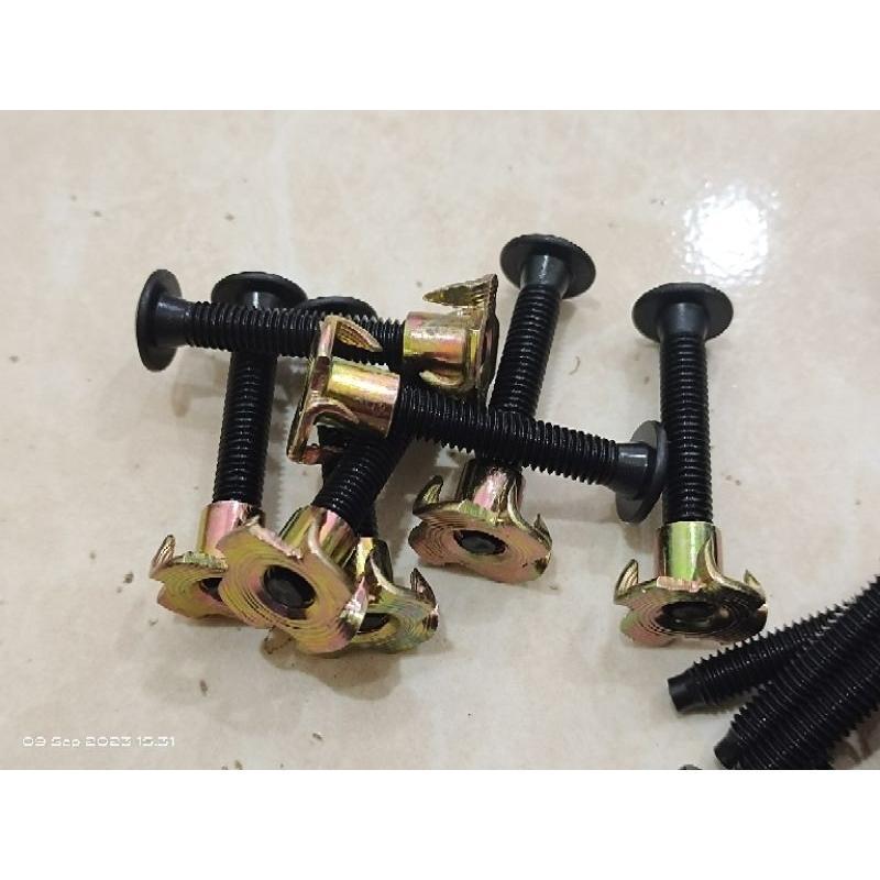 50Pcs Baut Speaker M6 4Cm Baut Jcbc 4Cm Full Drat Komplit Mur Cakar M6