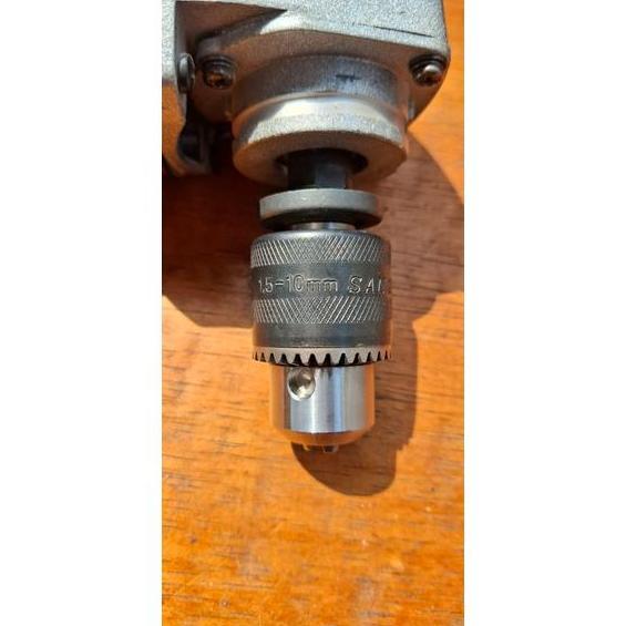 Kepala Mesin Bor Jadi Chuck Mesin Gerinda + Adaptor Konektor Mata Bor Kopling