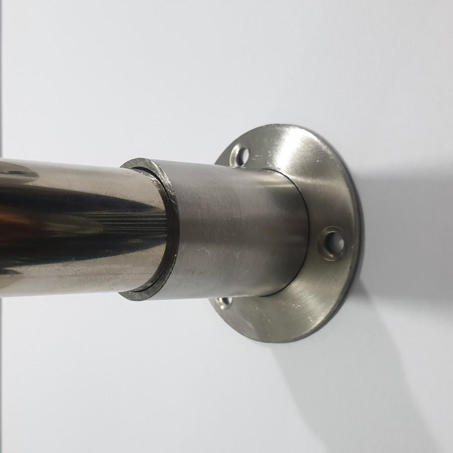 Bracket Topi Untuk Pipa Stainless 1 Inch / Dop Pipa Stainless Ketembok
