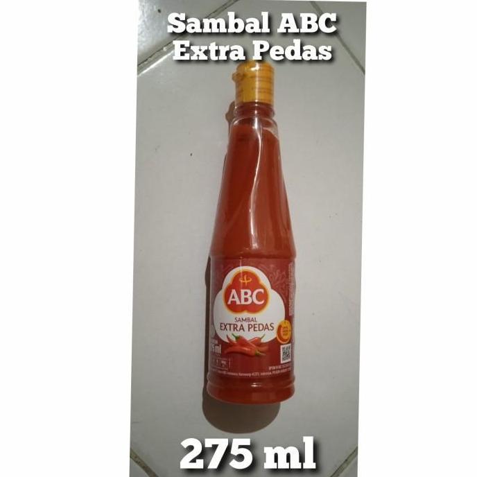 Saos ABC Sambal Extra Pedas 275 ml botol sedang