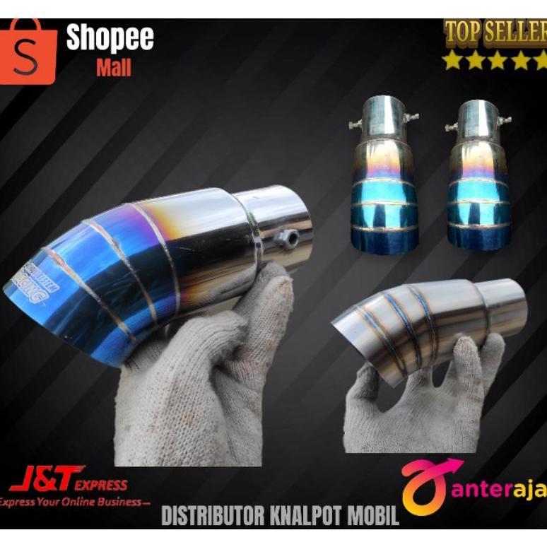 tailpipe/variasi  ujung knalpot mobil agya, ayla, jazz brio mobilio dll