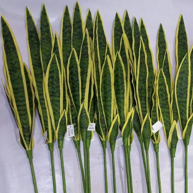 Daun Lidah Mertua Latex Artificial