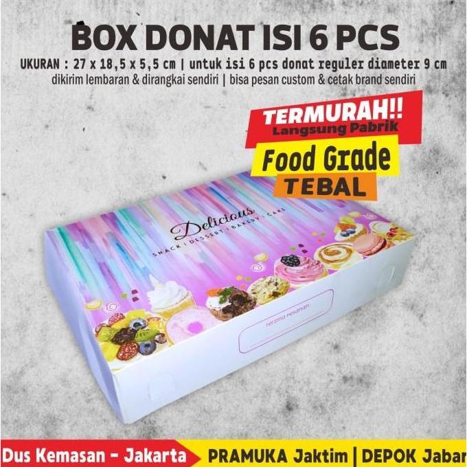 Box Donat / Dus Donat isi 6
