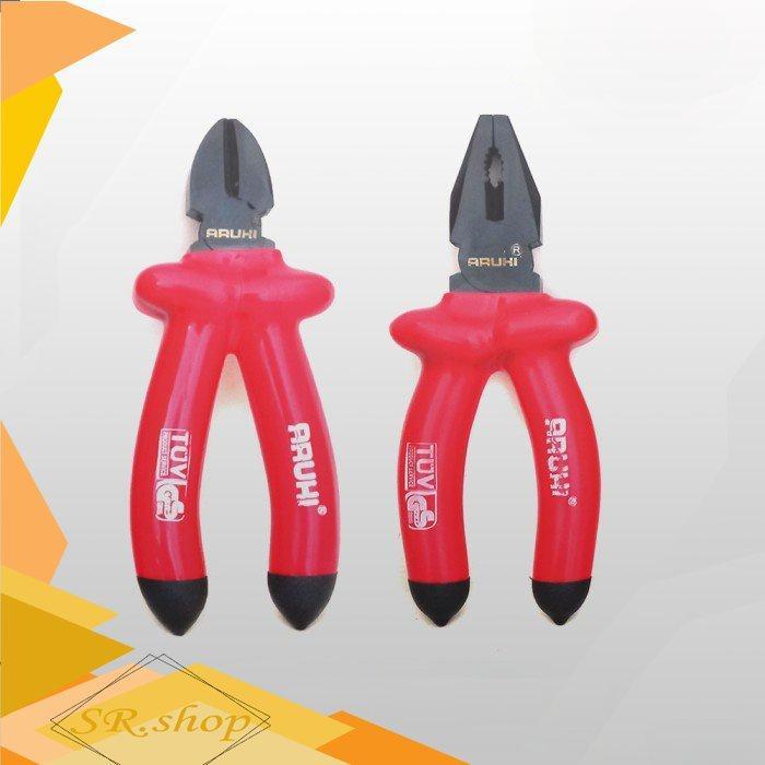 Paket Tang Kombinasi Obeng Listrik + - Tespen Set - Obeng Set+Tang Kp