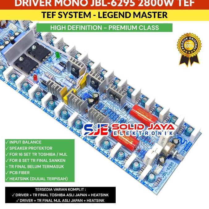devimastore - kit driver power amplifier forr jbl 6295 jbl6295 jbl-6295 super power amplifier tanpa 