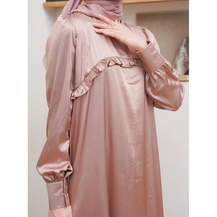 Murah Radwah - Arabella Dress - Dress Simple Wanita Muslim Untuk Dewasa/Remaja - Gaun Mewah Bisa Unt
