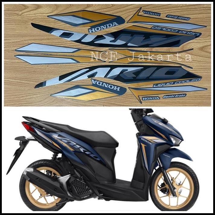 GRATIS ONGKIR (ORI) STIKER STRIPING VARIO 125 2021 BIRU MATTE BLUE 