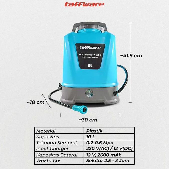 Semprotan Tanaman Elektrik Tangki Gendong Portable Sprayer 10 Liter Air Nozzle (TERBAIK) (TERBARU) (