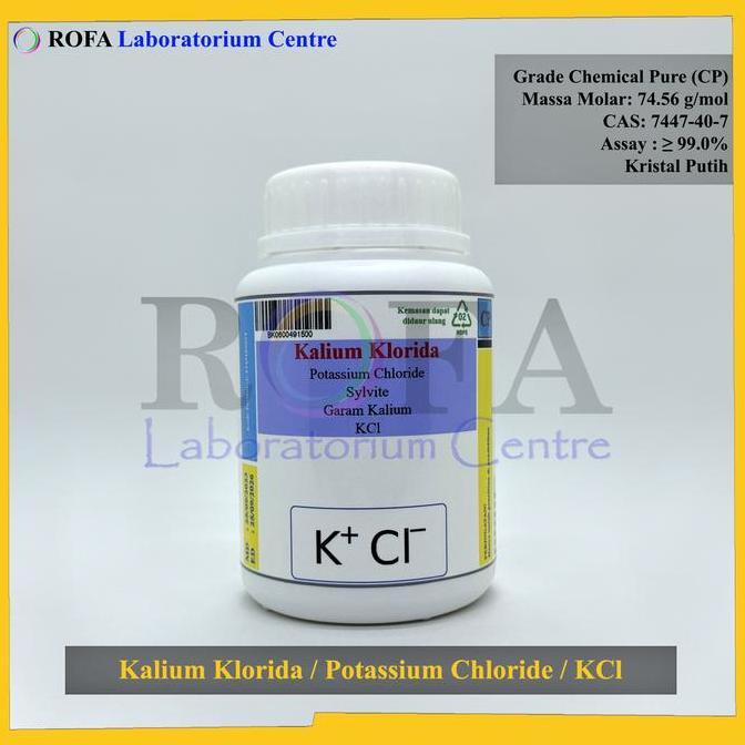 Medclean- Kalium Klorida / Potasium Chloride / Kcl Cp 500 Gram