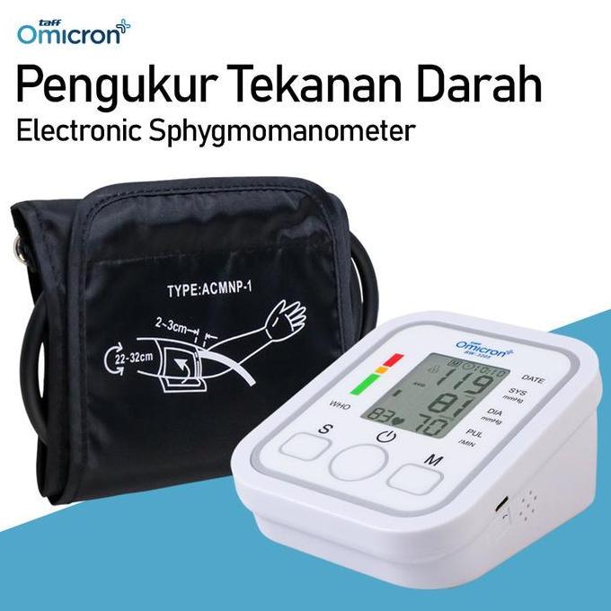 Medclean- Taffomicron Digital Tensimeter Zk-B869 - Alat Cek Tekanan Darah Tensi